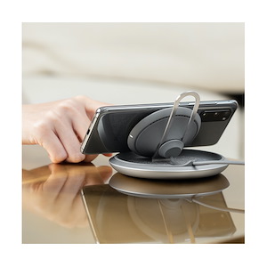 شارژر بی‌سیم موشی Lounge Q Moshi Lounge Q Wireless Charging Stand Nordic Gray